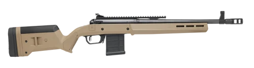 Savage 110 Scout Left Hand 308 Winchester, 16.5" Threaded Barrel, Flat Dark Earth, 10rd