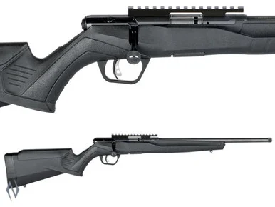 SAVAGE B22 22LR FVSR BLUED SYNTHETIC VARMINT THREADED 16.5"