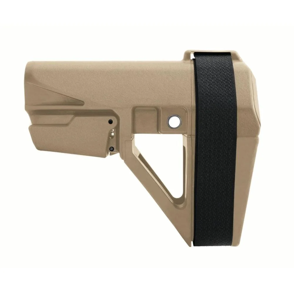 SB Tactical SBA5 Pistol Stabilizing Brace 5-Position Adjustable for AR-15 – FDE