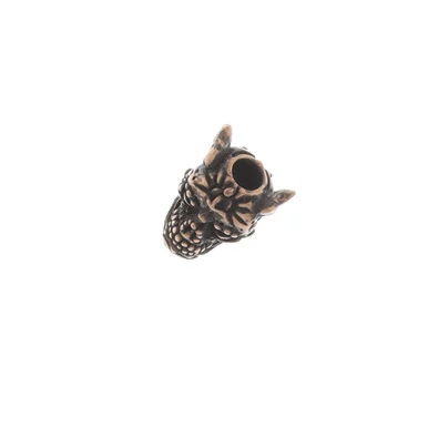 Schmuckatelli Co. "Aquilo" Sugar Roman Copper Skull Bead SCARCO