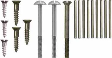 Screws & pins,complete set forFrench TULLE fusil,unplated steel