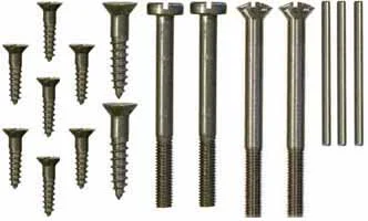 Screws & pins,complete set forTennessee rifle,unplated steel