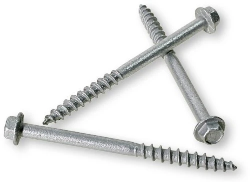 Simpson Strong-Tie SD10212R500 #10×2-1/2 Hex Drive Hex Head Mechanically Galvanized Steel Structural Screws, 500/Box