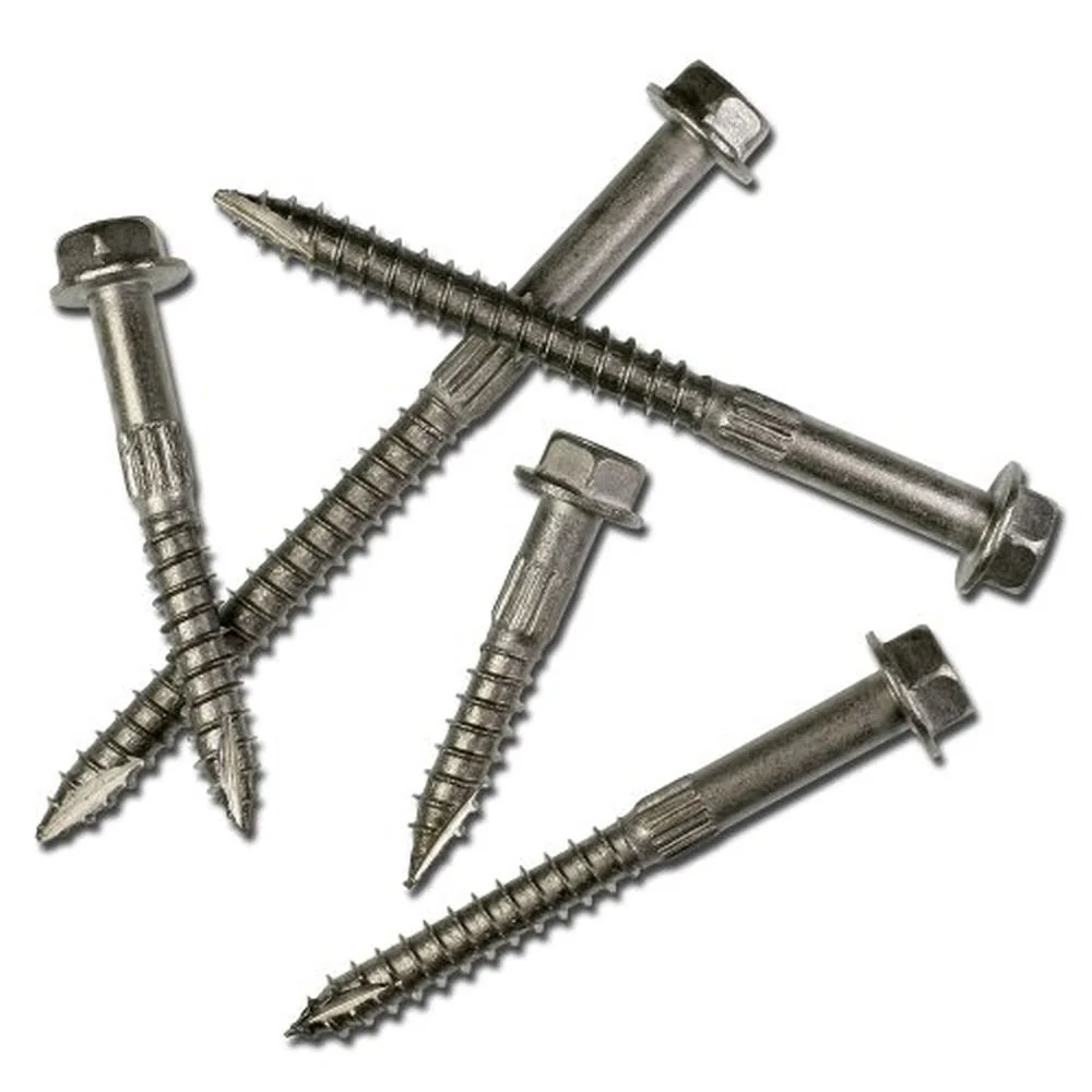 Simpson Strong-Tie SDS25300-R25 1/4×3 Hex Drive Hex Head Double-Barrier Coating Steel Structural Screws, 25/Box