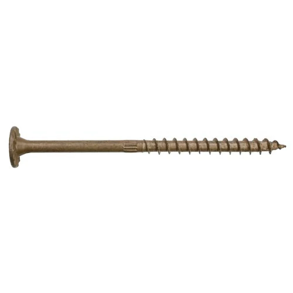 Simpson Strong-Tie SDWS22500DB-R50 3/4×5 Star Drive Washer Head Double-Barrier Coating Steel Structural Screws, 50/Box