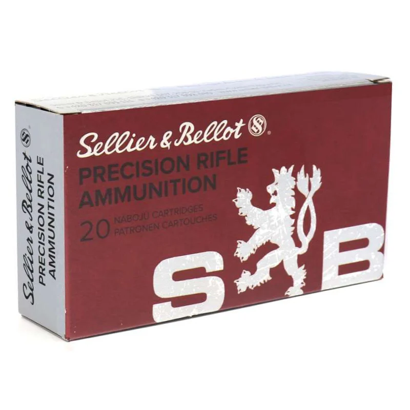 Sellier & Bellot .308 Win Match HPBT 168 gr – Competition Ammo | 500 Rounds
