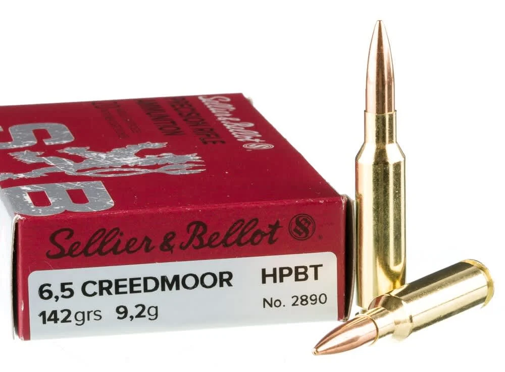 Sellier & Bellot 6.5 Creedmoor HPBT 142 gr – Precision Match Ammo | 500 Rounds