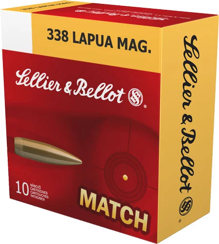 Sellier and Bellot Match .338 Lapua Magnum 250 gr BTHP ammo