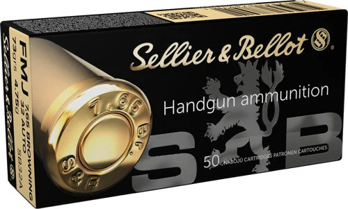 Sellier & Bellot (S&B) SB32AFull Metal Jacket FMJ 73 Grain .32 ACP
