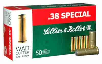 Sellier & Bellot (S&B) SB38B148 Grain .38 Special