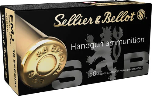 Sellier & Bellot (S&B) SB38PFull Metal Jacket FMJ 158 Grain .38 Special