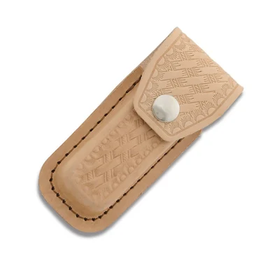 SH204 Basketweave Leather Folding Knife 4in Sheath SH204