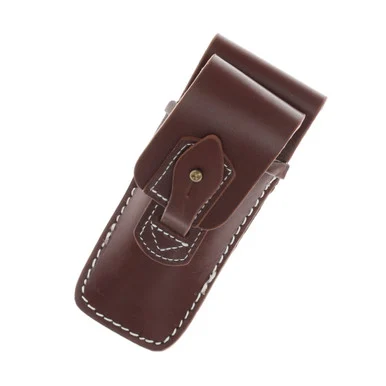 Sheaths SH1019 5in Brown Leather Folding Knife Sheath SH1019