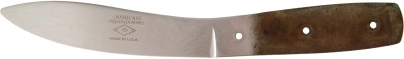 Sheep Skinner Forged Carbon Steel Blade,5-1/4" edge, made in the U.S.A.,by Russell ~ Green River