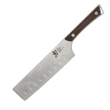 Shun Kanso Hollow Ground Nakiri Kitchen Knife 6.5in Plain Tagaysan Wood SSWT0728