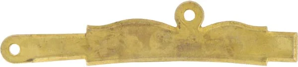 Sideplate for an American Longrifle or Kentucky Pistol, wax cast brass