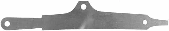 Sideplate for Bedford County or Armstrong, Maryland longifle, nickel siver