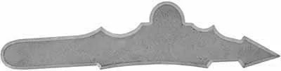 Sideplate for Classic Longrifles, wax cast steel