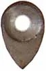 Sideplate,for Hawken or Plains Rifle,counterbored for 3/8" lock bolt head, steel