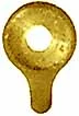 sideplate,for Hawken Rifle or Plains Rifles,brass