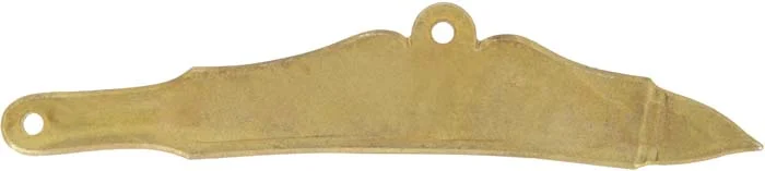 Sideplate for a Jaeger or Fowler, wax cast brass