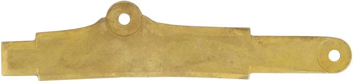 Sideplate - left,for ourIsaac Haines, Lancaster County longrifle,wax cast brass