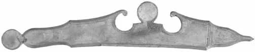 Sideplate for our Jaeger or Fancy Longrifles, iron