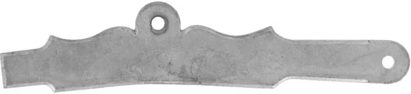 Sideplate for your left hand Golden Age Longrifle,wax cast nickel silver