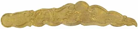 Sideplatefor aFrench Fusil,wax cast brass