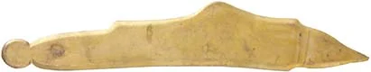 Sideplatefor aFrench Type 'D' fusil,wax cast brass