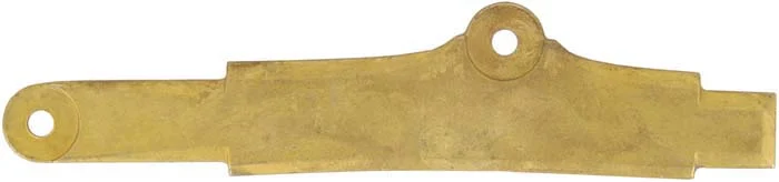 Sideplatefor anIsaac Haines, Lancaster County longrifle,by John Bivins,wax cast brass