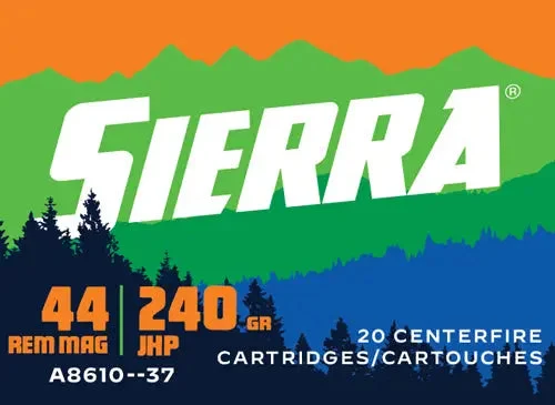 SIERRA 44 REM MAG 240GR SPORT MASTER JHP 20RD
