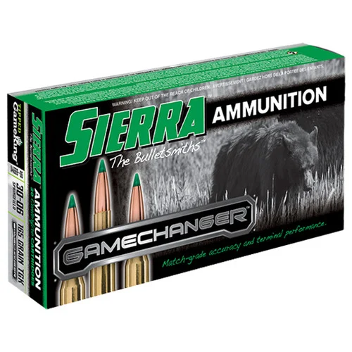 Sierra GameChanger, 30-06 Springfield, 165Gr, Tipped GameKing, 20rd Box