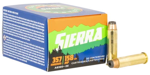 Sierra Outdoor Master 357 Mag, 158gr, JHP, 20Bx/10Cs