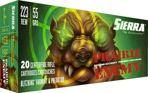 SIERRA PRAIRIE ENEMY 223 REM 55GR BLITZKING 20RD