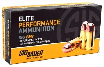 SIG 9MM LUGER 115GR FMJ 50RD
