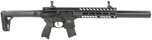 Sig Sauer Airguns MCX ASP Gen 2 Semi-Auto CO2 177 Pellet 30rd, Black, Fixed Stock, M-Lok Handgaurd, Flat Trigger, Flip-Up Sig Sauerhts
