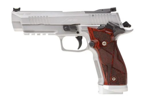 Sig Sauer P226 XFive Classic 9mm, 5" Barrel, Stainless Frame, Hogue Cocobolo Grip, 10rd