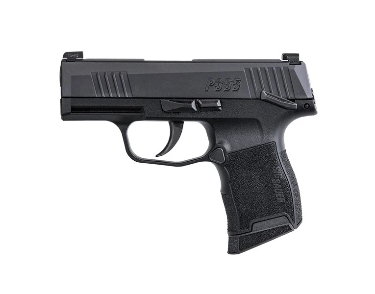 SIG Sauer P365 .380 ACP 3.1″ Barrel XRAY3 Night Sights 10+1 Rounds – Manual Safety – Black Nitron – 365-380-BXR3P-MS