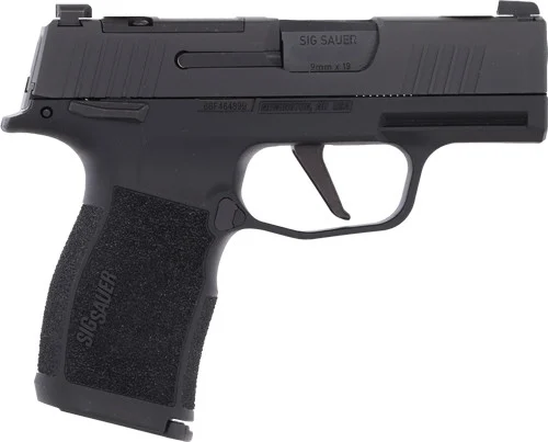 Sig Sauer P365X, 9mm, 3.1" Barrel, Black, Optic Ready, Manual Safety, 10rd
