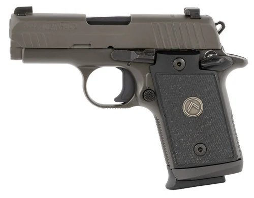 Sig Sauer P938, Legion, Massachusetts Compliant, SAO, Sub-Compact, 9mm, 3" Barrel, Alloy, Legion Gray, Black G10 Grips, XRAY3 Night Sights, Ambidextrous Thumb Safety, 7rd, 3 Magazines