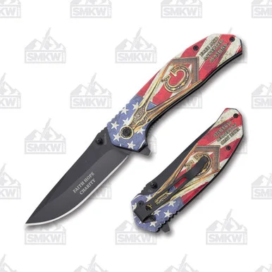 Sigma Impex Patriotic Black Finish Masonic Linerlock SX1930