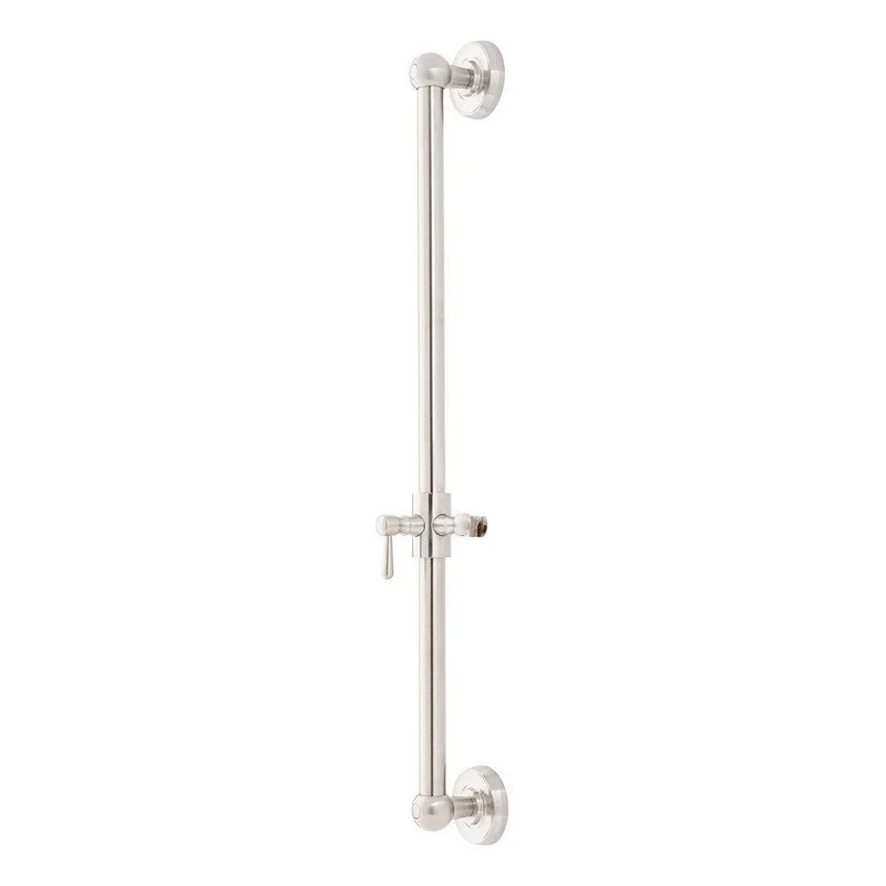Signature Hardware 30 in. Shower Rail in Brushed Nickel | Ferguson