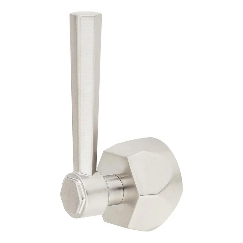 Signature Hardware Elita Lever Handle for Freestanding Tub Faucet in Brushed Nickel | Ferguson