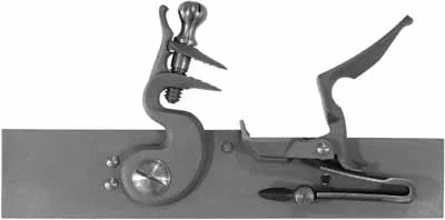 Siler Flint Lock, for gunmakers,assembled with oversize plate