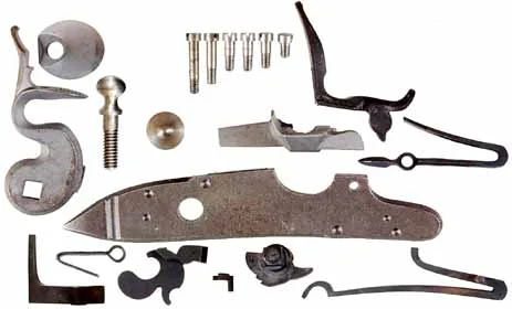 Siler Small Right Hand Flint Lock Kit,unassembled, requires drilling and tapping