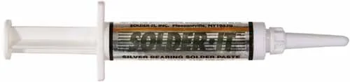 Silver Bearing Solder Paste,higher strength, low 430 melting point, 7.1 gram syringe