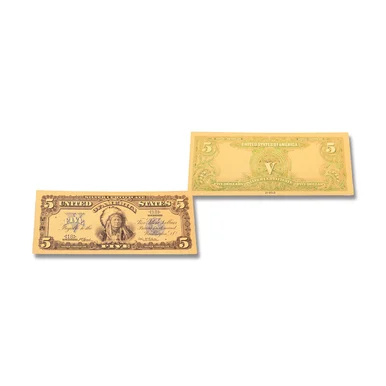 Silver Indian 5 Dollar Foil Certificate CPRR21