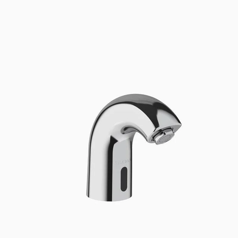 Sloan Optima 0.5 gpm Plug In Sensor Bathroom Sink Faucet with 4 in. Trim Plate & Back Check Tee in Polished Chrome | Ferguson