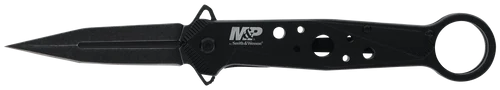 Smith & Wesson Knives M&P Folding Dagger Folding Dagger Plain Black 8Cr13MoV SS Blade